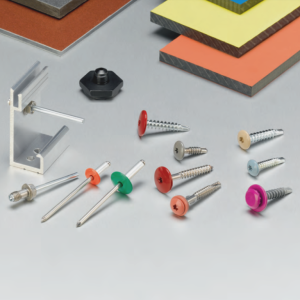 Colour-matched Rivet & Screw Fixing Systems